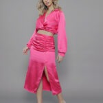 Blusa Feminina Manga Longa BL.163.0003 - Rosa-053565, PP