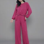 Calça Feminina Cintura Média CL.162.0002 - Roxo-054036, PP
