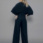 Calça Feminina Cintura Alta com Transparência CL.162.0006 - Preto-020001, PP