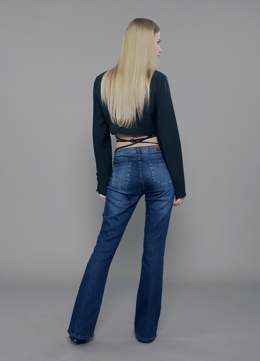 CL.163.0076-Calça Shoe Cut em Jeans-Estonado Azul Escuro-CL.163.0076_034070_04