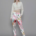 Calça Feminina Cintura Média CL.163.0119 - Estampado Rosê-160654, 34