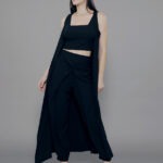 Chemise Feminino Decote Redondo CT.163.0001 - Preto-020001, PP