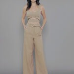 Top Feminino Alça Média Decote Arredondado TP.162.0002 - Kaqui-080089, PP