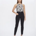 Calça Feminina Skinny Cintura Alta 30407 - Preto-00050, 36