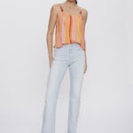 Calça Feminina Reta Cintura Média 30437 - Délavé Azul Claro-LAV-003, 36