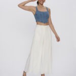 Calça Feminina Pantacourt CL.163.0059 - Off White, 36