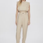 Calça Feminina Jogger em Linho CL.163.0049 - Natural, 36