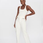 Calça Feminina Wide Leg Cintura Alta 30449 - Off White-000270, 36