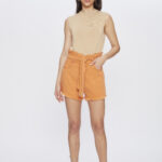 Short Feminino Clochard Cintura Alta 30387 - 002429-LARANJA COLORAL, 36